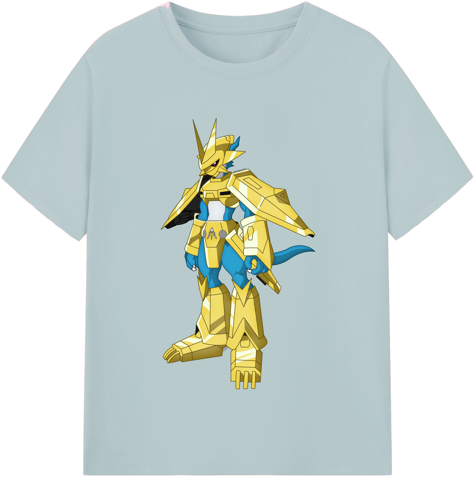 （画像用） Digimon デジタルモンスター/デジモン 綿100％半袖Tシャツ（フロントプリント）